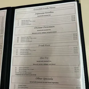 menu, sandwiches