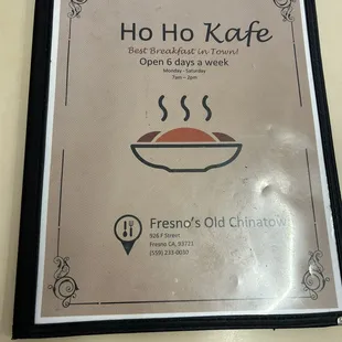 Food Menu