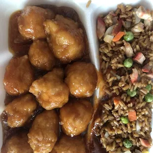 Orange chicken