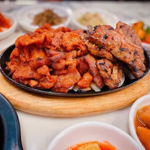 IG: @253Eater Combo Korean Spicy Pork BBQ + BBQ Short ribs