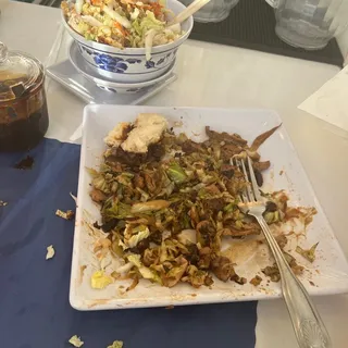 Julienned Chicken Mu Shu