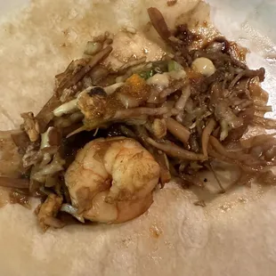 Shrimp Mushu -- tastes worse than it looks