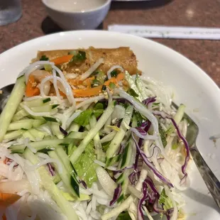 Lunch Special S9:  Bun Thit Nuong Cha Gio Salad
