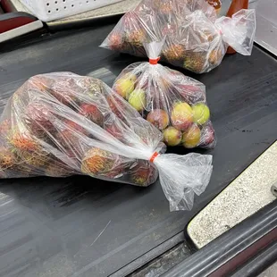 Rambutan a bag for $1.49 a lb and sugar plums a $1.99 a lb