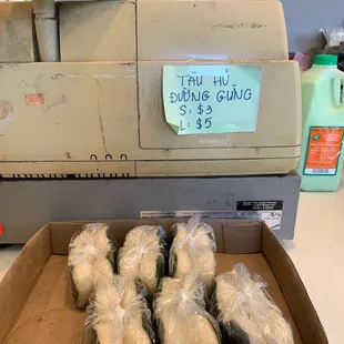 a box of hoa hung tofu