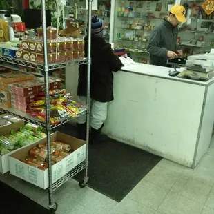 Front desk with Jack.