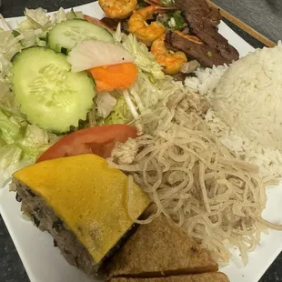 Grilled pork rice plate 7.5/10