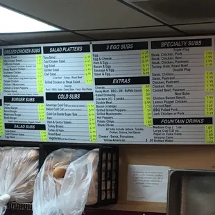 Here is the updated menu 03/12/2016  This place is awesome.  A must eat