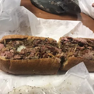 Pastrami hoagie