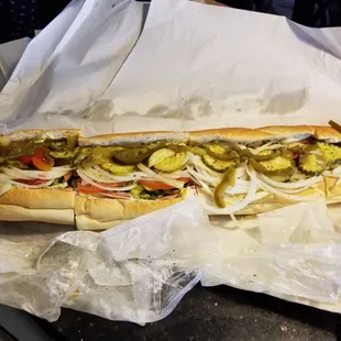 2 foot Italian Hoagie w/ the works