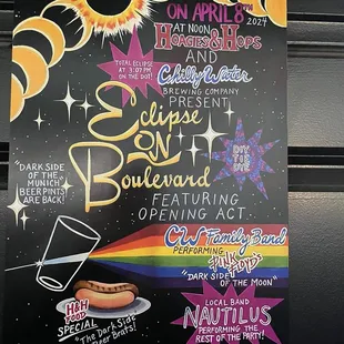 Having and eclipse on the boulevard.