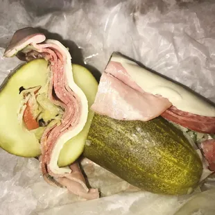 Hog Island Hoagie on pickle