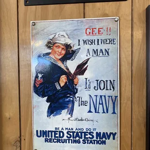 Antique sign