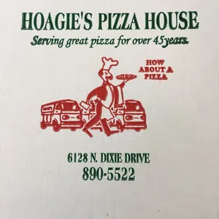The pizza box