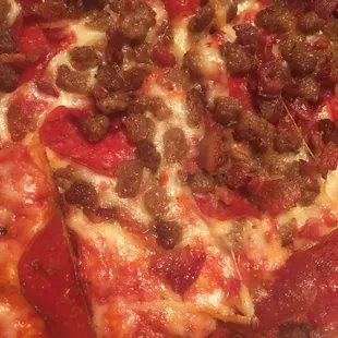 pizza, food