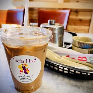 Vietnamese coffee -ca phe sua da