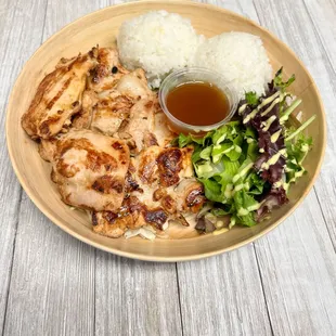 BBQ chicken teriyaki plate