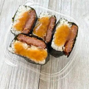 Crispy spam Musubi