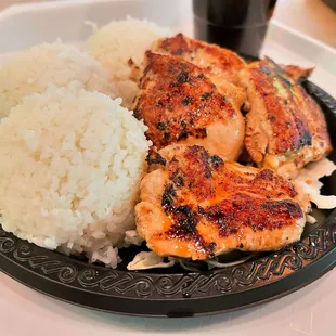 And there's somebody that I'm going back for  BBQ Chicken Plate (all rice) from #HoAlohaHawaiianBBQ