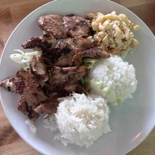 HoAloha BBQ Chicken Plate