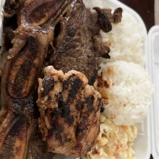 HoAloha BBQ Mix Plate