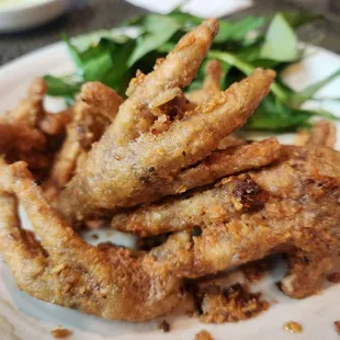 Fried chicken feet