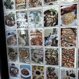 Menu for catering