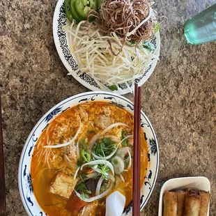 03. Bun Rieu, Crab, Shrimp noodle soup