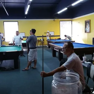 billiards and pool tables