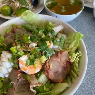 Hu tieu thap cam - combo rice noods dry style