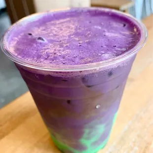 Kung Fu Pandan with Ube Cold Foam