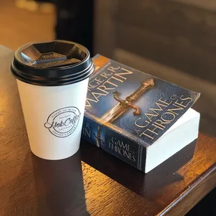 Enjoying a Kingslayer with my current read. Perfect