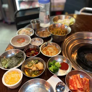 Side dishes, cheese, &amp; sauces