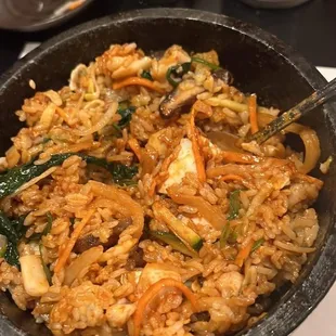 Seafood Dolsot Bibimbap
