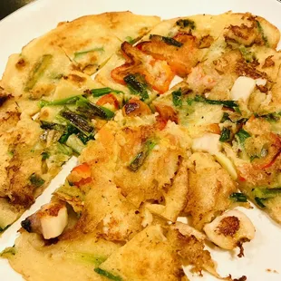 Seafood pancake