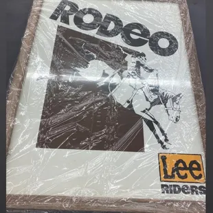 Framed vintage poster that came out great