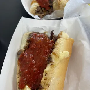 Pizza hoagie