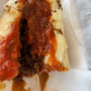 1/2 of the Pizza Philly