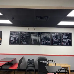 Inside menu