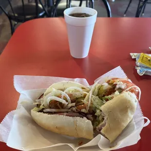 Small Italian with soda -- this was really good!!