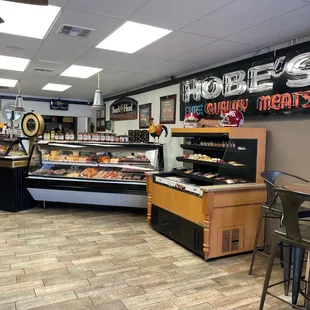 Inside the deli