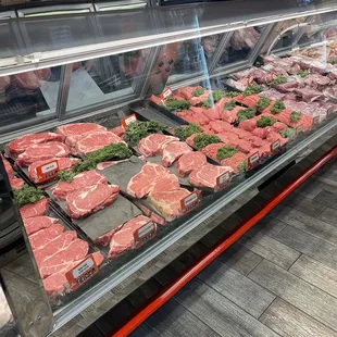 fresh steaks.