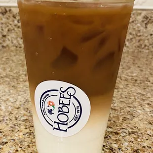 a cup of iced coffee