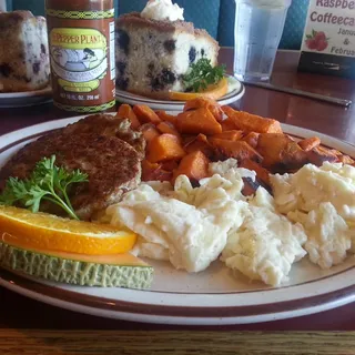 Sweet Potato Hash and Eggs