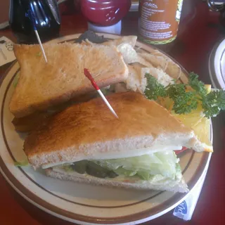 Jack Cheese, Avocado and Tomato Sandwich