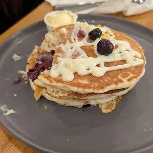 Lemon ricotta pancake