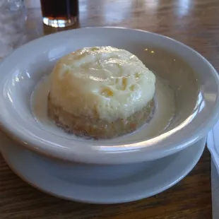 The bread pudding is very different, but fantasic