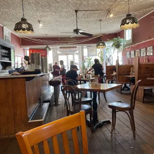 Bar and dining.