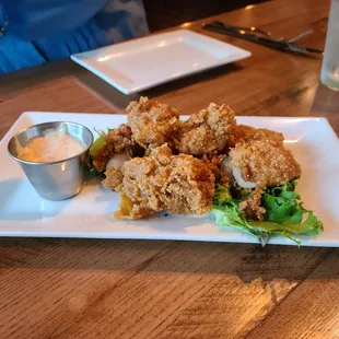Fried oysters starter