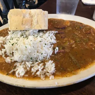 shrimp, sausage, and okra stew